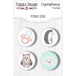 Набір фішок ТМ Фабрика Декору з 4 шт. №233, Scandi Baby Boy