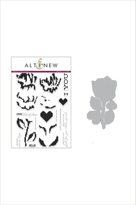 Штампи і ножі від Altenew - Sewn with Love Stamp & Die Bundle