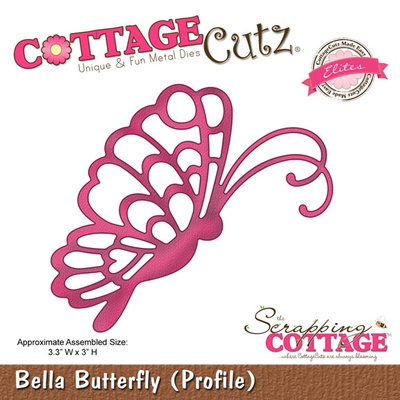 Ножі для вирубки CottageCutz Bella Spring Butterfly (Elites)