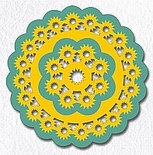 Набір ножів для вирубки Nellie's Multi Frame Dies- Stars