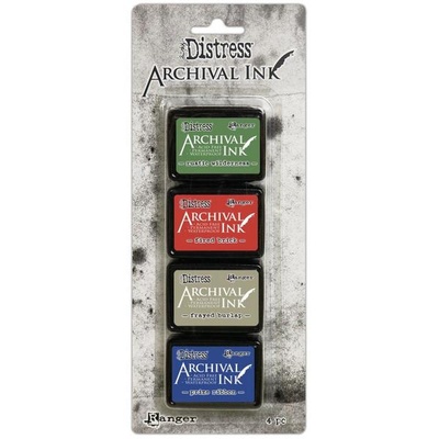 Набір архівних чорнил Ranger - Distress - Mini Archival Ink Pads - Kit 6