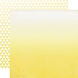 Аркуш скрап-паперу Echo Park - Yellow Ombre, 30x30 см