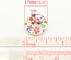 Дерев’яний ґудзик Multicolor Flower B17609, діаметр 15 мм, 1 шт.