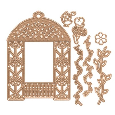Ніж для вирубки від Spellbinders - Victorian Garden Floral Gazebo