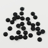 Акрилові половинки кристалів Black, 4x1~2м, колір чорний, 20шт.