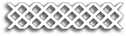 Ніж для вирубки від Poppystamps - Lattice Edge