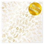 Аркуш кальки (велум) з фольгуванням Golden Branches Branches 30,5х30,5см, ТМ Фабрика Декору