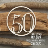 Чіпборд ScrapBox - Цифра 50