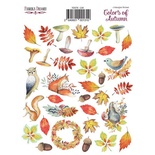 Набір наліпок (стікерів) 35шт. Colors of Autumn 134, ТМ Фабрика Декору