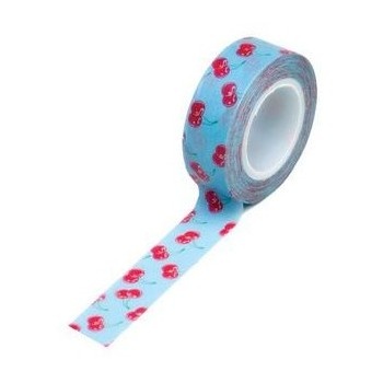 Бумажный скотч Queen & Co - Trendy Tape Cherries, в вишенки, 1 шт.
