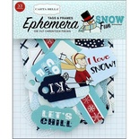 Висічки Carta Bella - Snow Fun - Ephemera Frame(Tags)