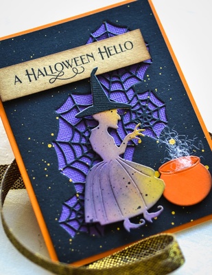 Ніж для вирубки від Poppystamps - Spellcaster Witch
