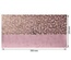 Відріз екошкіри з тисненням золотою фольгою Golden Butterflies Flamingo 50x25см, ТМ Фабрика Декору