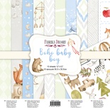 Набір скрап-паперу Boho Baby Boy 30x30см, ТМ Фабрика Декору