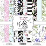 Набор скрапбумаги - Wild orchid, 20x20 см, ТМ Фабрика Декора