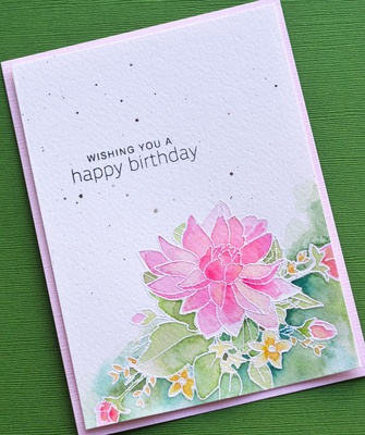 Штампи від Poppystamps - Peony Bouquet clear stamp set