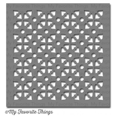 Маска My Favorite Things - Stencil MPD Tiled Hearts, 15х15см