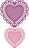 Ніж для вирубки Two Of Hearts від Cheery Lynn Designs