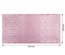 Відріз екошкіри з тисненням золотою фольгою Golden Stars Stars Flamingo, розмір 500мм х 250мм, ТМ Фабрика Декору