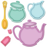 Ніж для вирубки від Spellbinders - Tea Service - Чайний сервіз, 8 шт