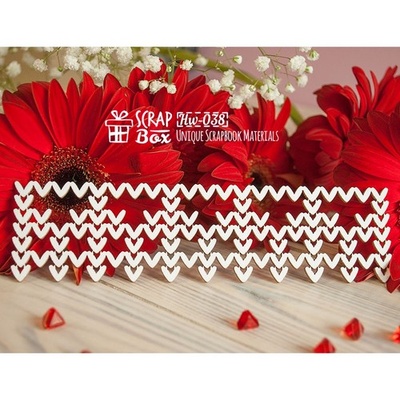 Чіпборд ScrapBox - Бордюр в’язаний Hw-038