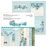 Набiр паперу для скрапбукiнгу Lemoncraft - Dear Diary - FORGET - ME - NOT, 20.3x20.3 см