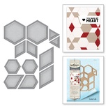 Ножі від Spellbinders - Hexagon Quilt