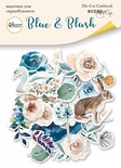 Набір висічок для скрапбукінгу від Scrapmir - Blue & Blush, 48 шт