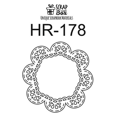 Чіпборд ScrapBox - Мереживна рамка Hr-178