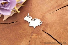 Чіпборд "Единоріг" від WOODchic, 5х5см