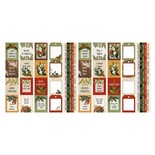 Набір картинок для декорування Winter botanical diary 5x30,5см, ТМ Фабрика Декору