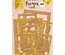 Набір рамок з фольгуванням №2 Kraft, 50 шт., ТМ Фабрика Декору