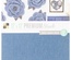 Набір кардстоку DCWVPaper Backed Denim Fabric, 30x30 см, 12 аркушів, джинсова тканина