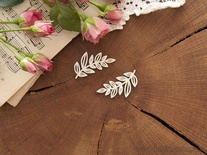 Чіпборд від WOODchic - "Листя сакури", 4х2см
