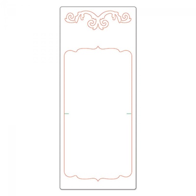 Ніж для вирубки Sizzix - Sizzix Pop 'n Cuts XL Die - Square w/Ornate 