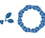 Набір ножів для вирубки Marianne Design Creatables - Holly Wreath
