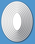 Ножі від Memory Box - Stitched Oval Layers craft die