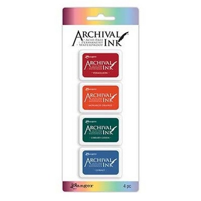 Набір архівних чорнил Ranger - Archival Mini Ink Pads - Kit 1