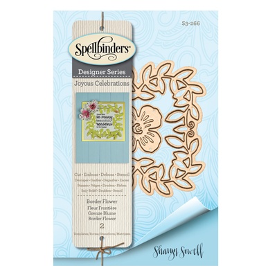 Ножі від Spellbinders — Border Flower