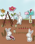 Гумовий штамп від Poppystamps - Hop to It