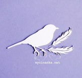 Чіпборд від Wycinanka - Пташка і Пірʼїнки