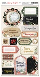 Чіпборд для скрапбукінгу від Scrapmir - Merry Christmas RU, 18шт