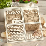 Чіпборд ScrapBox - Карточка Project Life набір з 4-x шт. PL-042