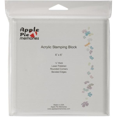Акриловий блок для великих штампів Apple Pie Memories, розмір 150 x150 x12 мм