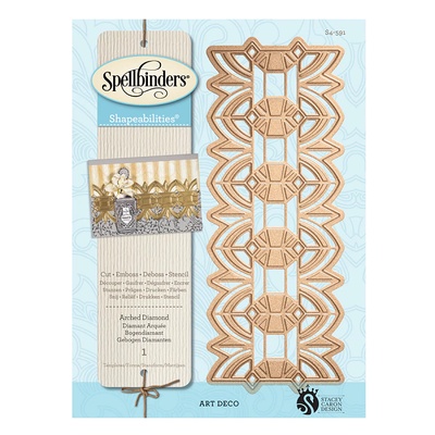 Ніж для вирубки від Spellbinders - Art Deco - Arched Diamond