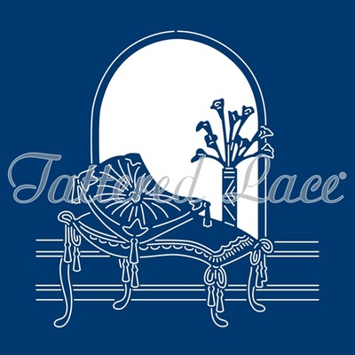 Лезвие Tattered Lace Die - Art Deco Seat