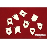 Чіпборд Scrapiniec — Окремі прапорці, 9 штук