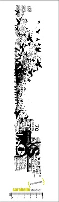 Штамп Edge: Collage, envole d'oiseaux - Carabelle Studio - колаж про птахів