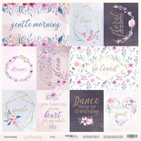 Аркуш односторонній Scrapmir - Cards з колекції Gentle Morning, 30x30 см