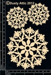Чіпборд від Dusty Attic - Doily №5, 3 шт.